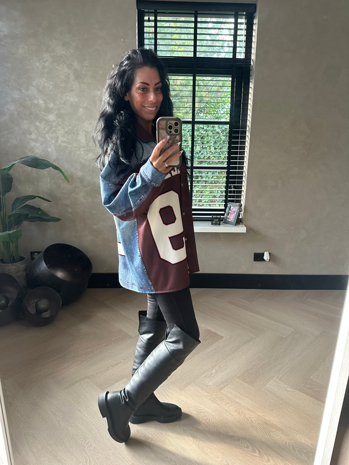 Baseball Blouse 'Freedom' Brown