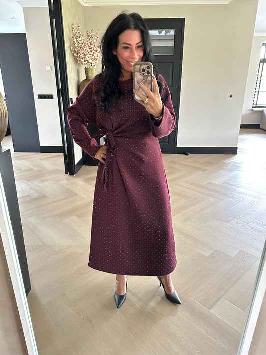 BiBa Shimmer Dress Red