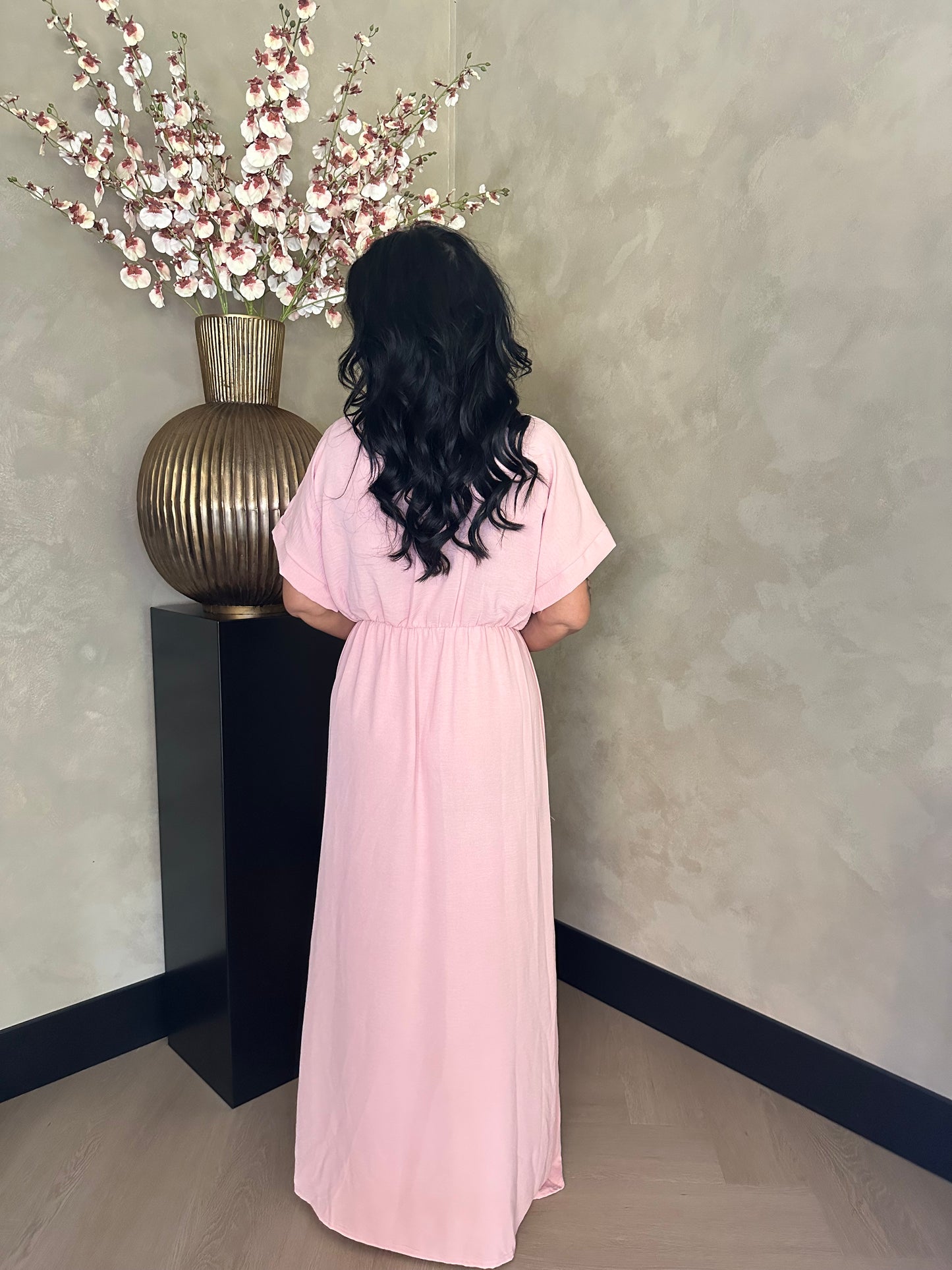 Jazz Wrap Dress Rose Shadow