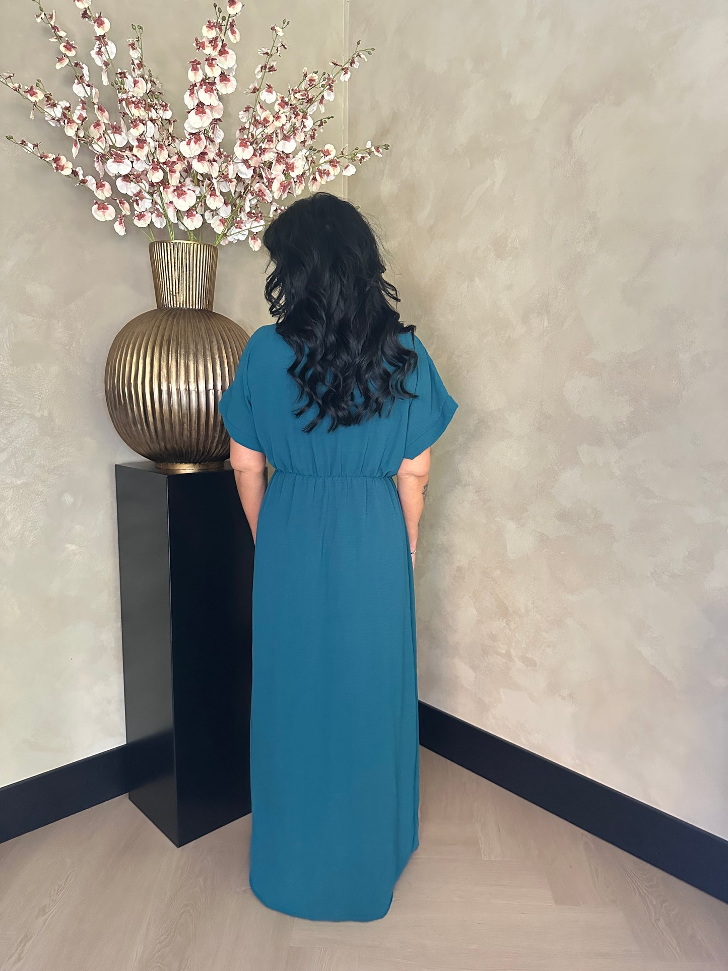 Jazz Wrap Dress Teal