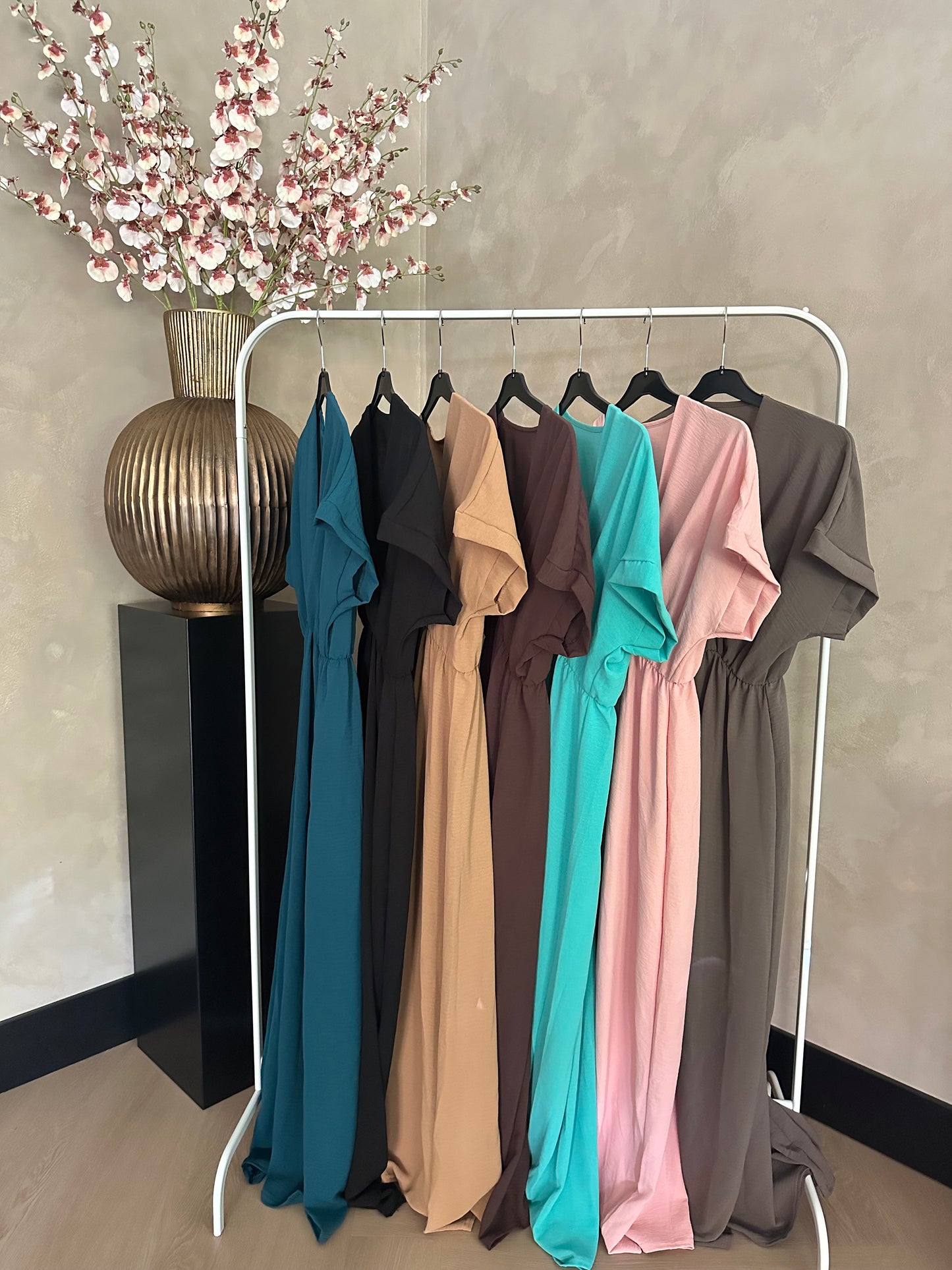 Jazz Wrap Dress Taupe