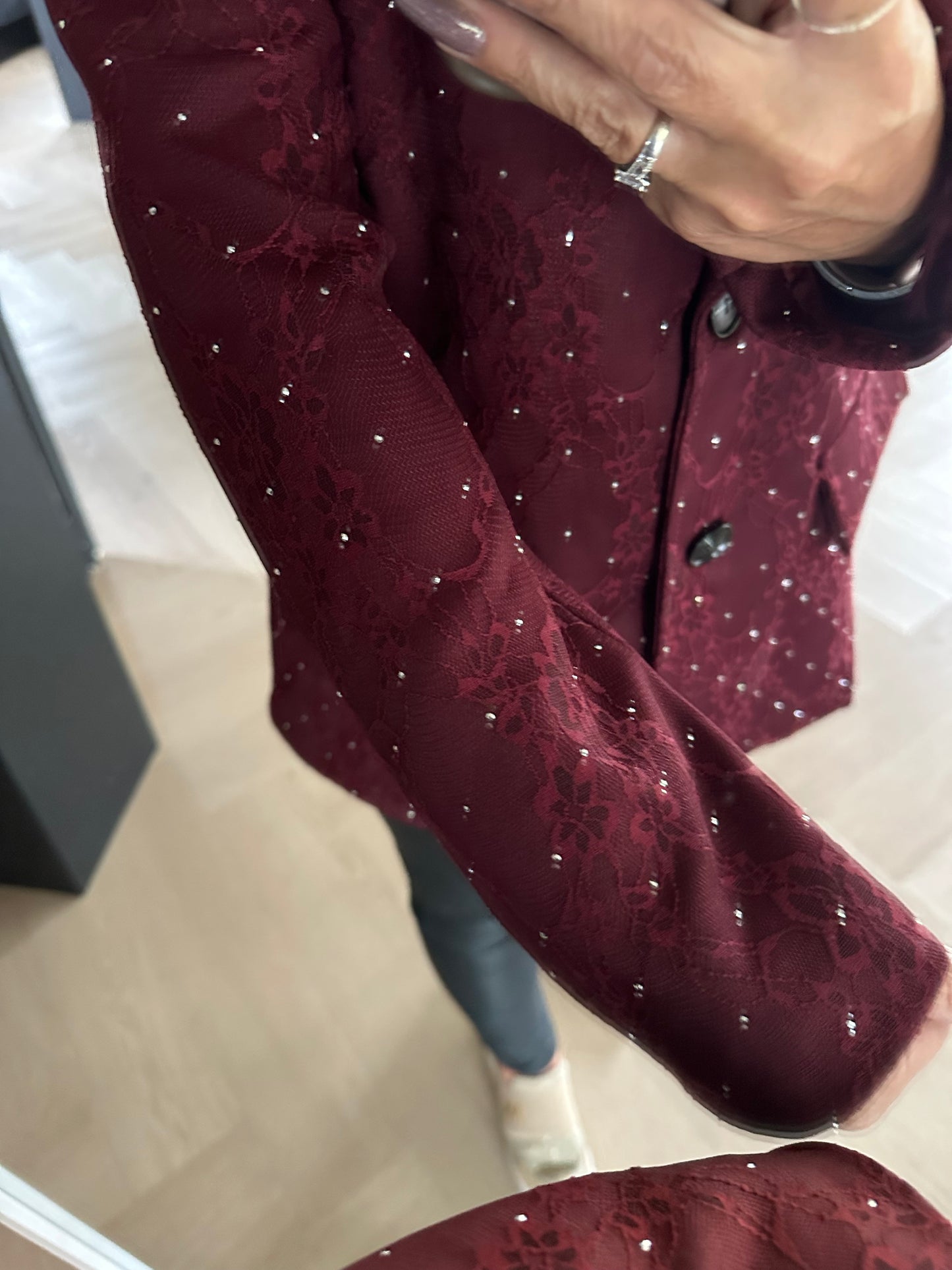 Kaiya Blazer Wine