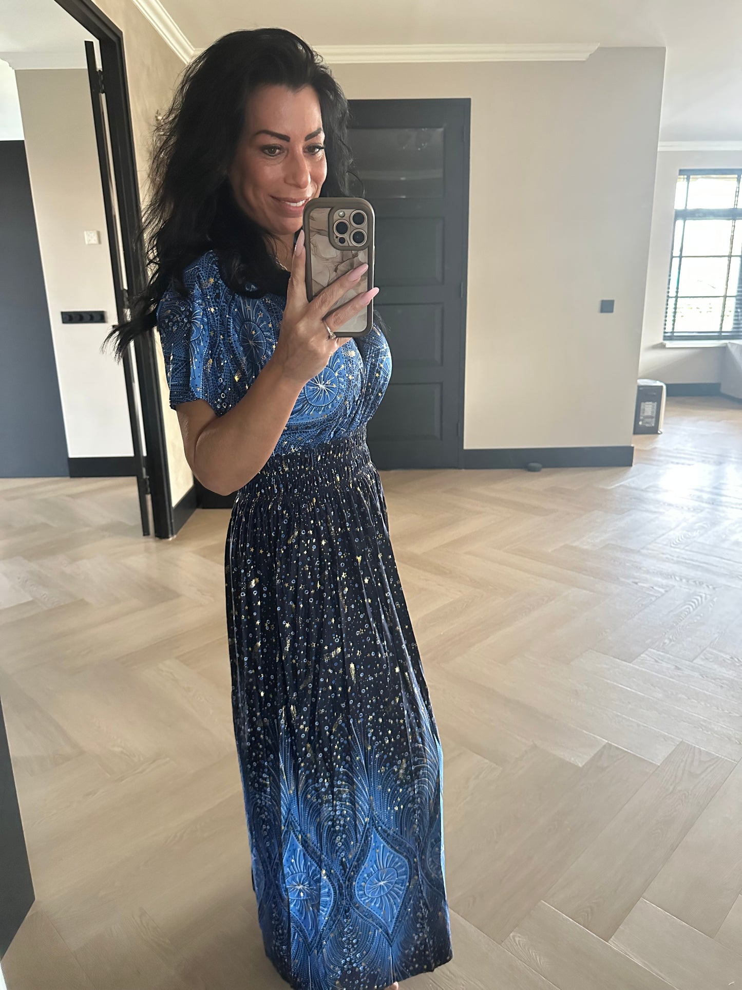 MAGIC Dress Midnight Gold Blue
