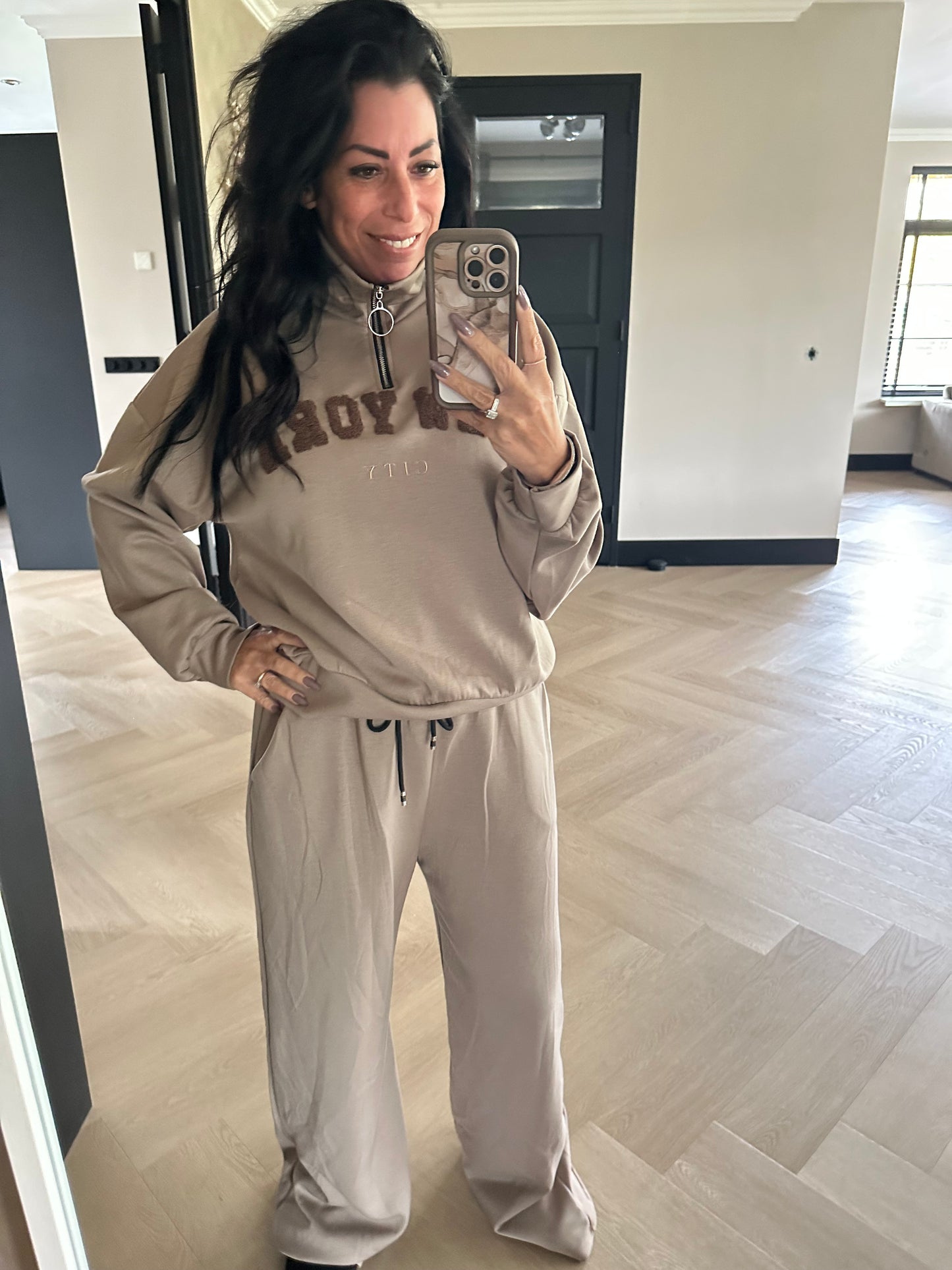 New York Teddy Set Taupe