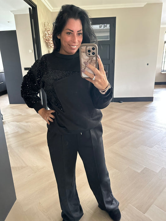 Star Comfy Set Black
