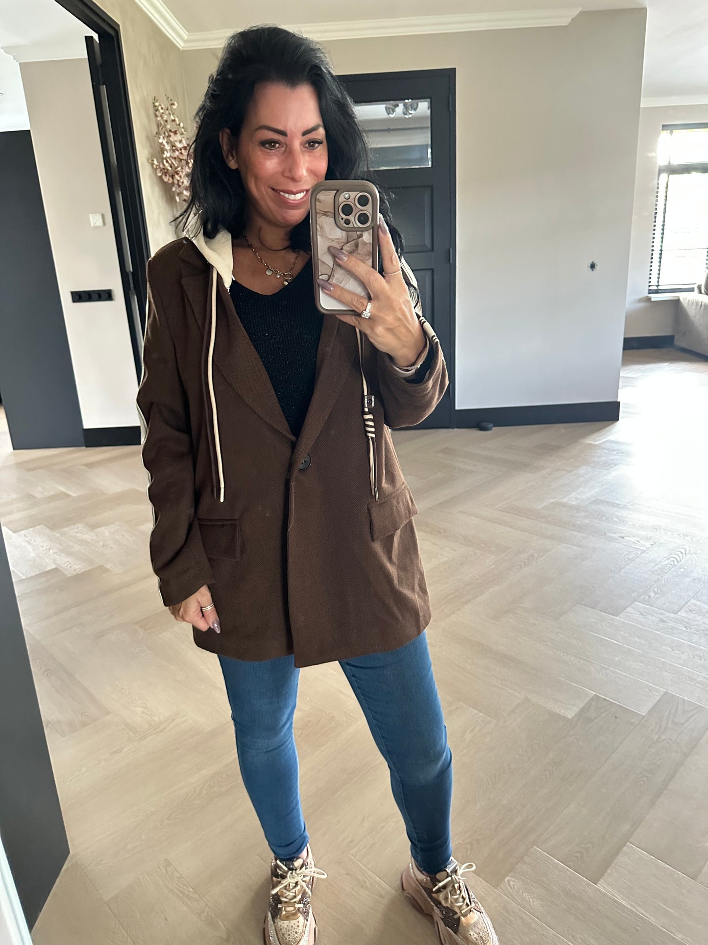 Zoë Jogging Blazer Choco