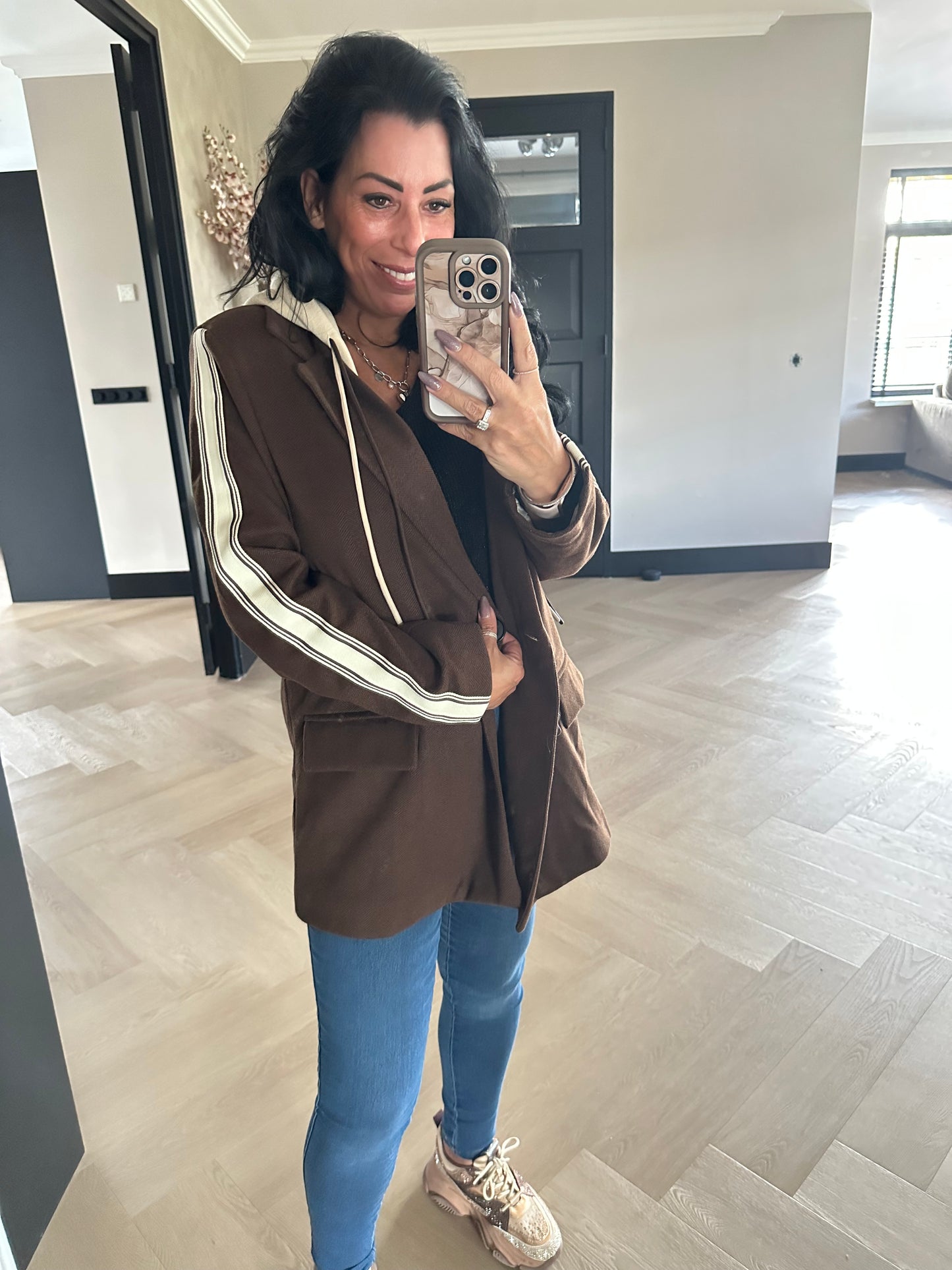 Zoë Jogging Blazer Choco