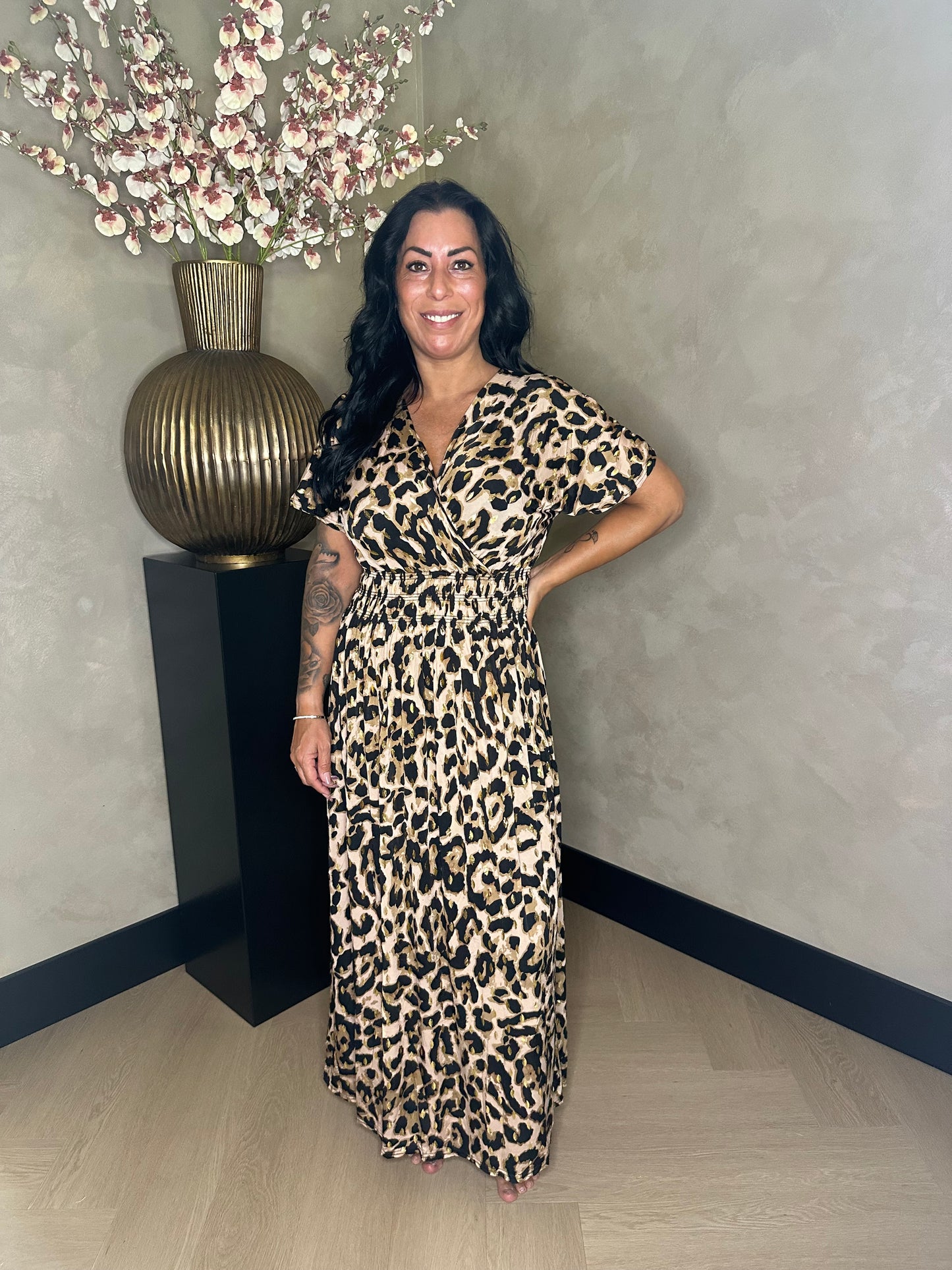 Magic Dress Leopard Gold Brown
