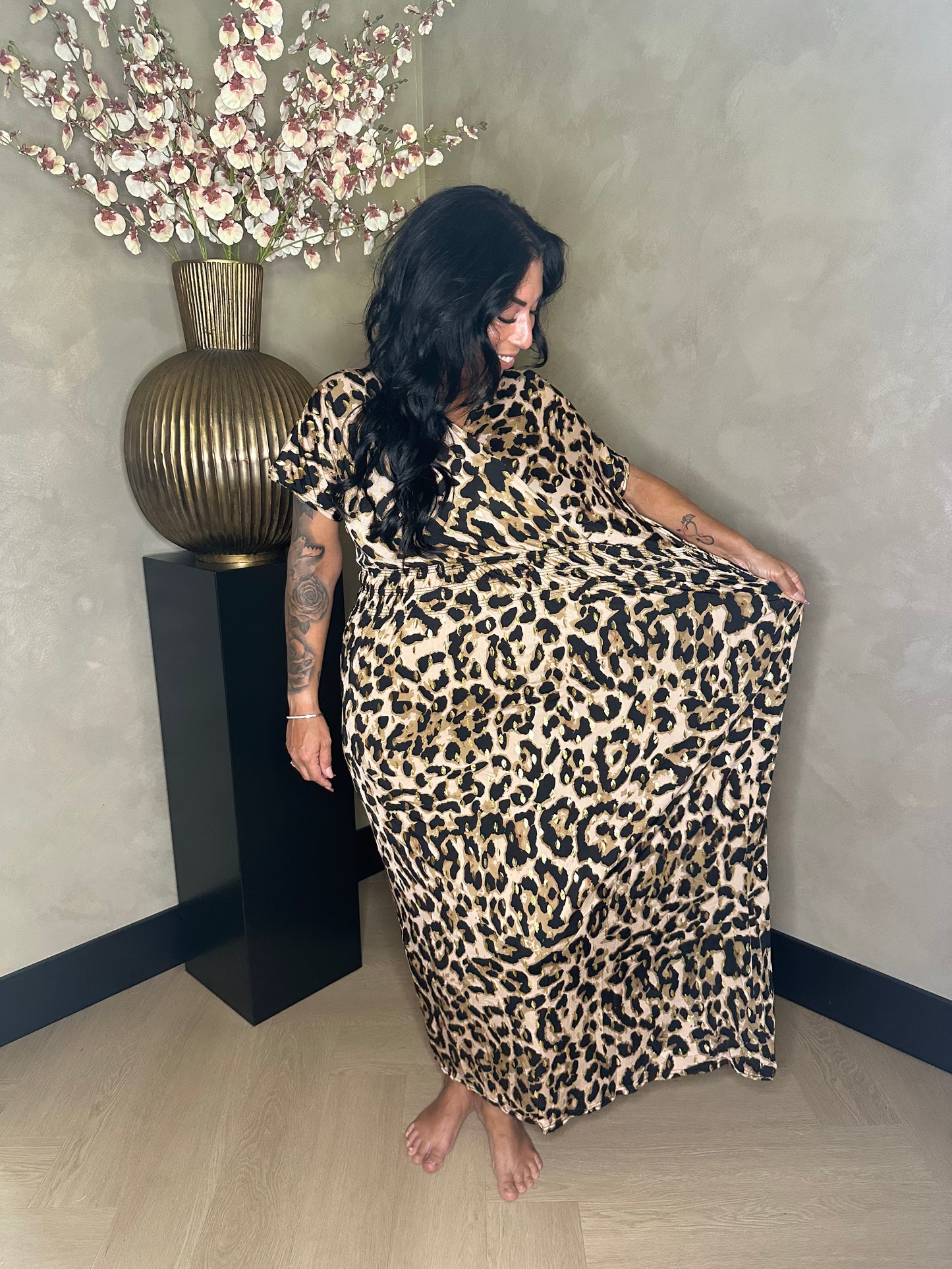 Magic Dress Leopard Gold Brown