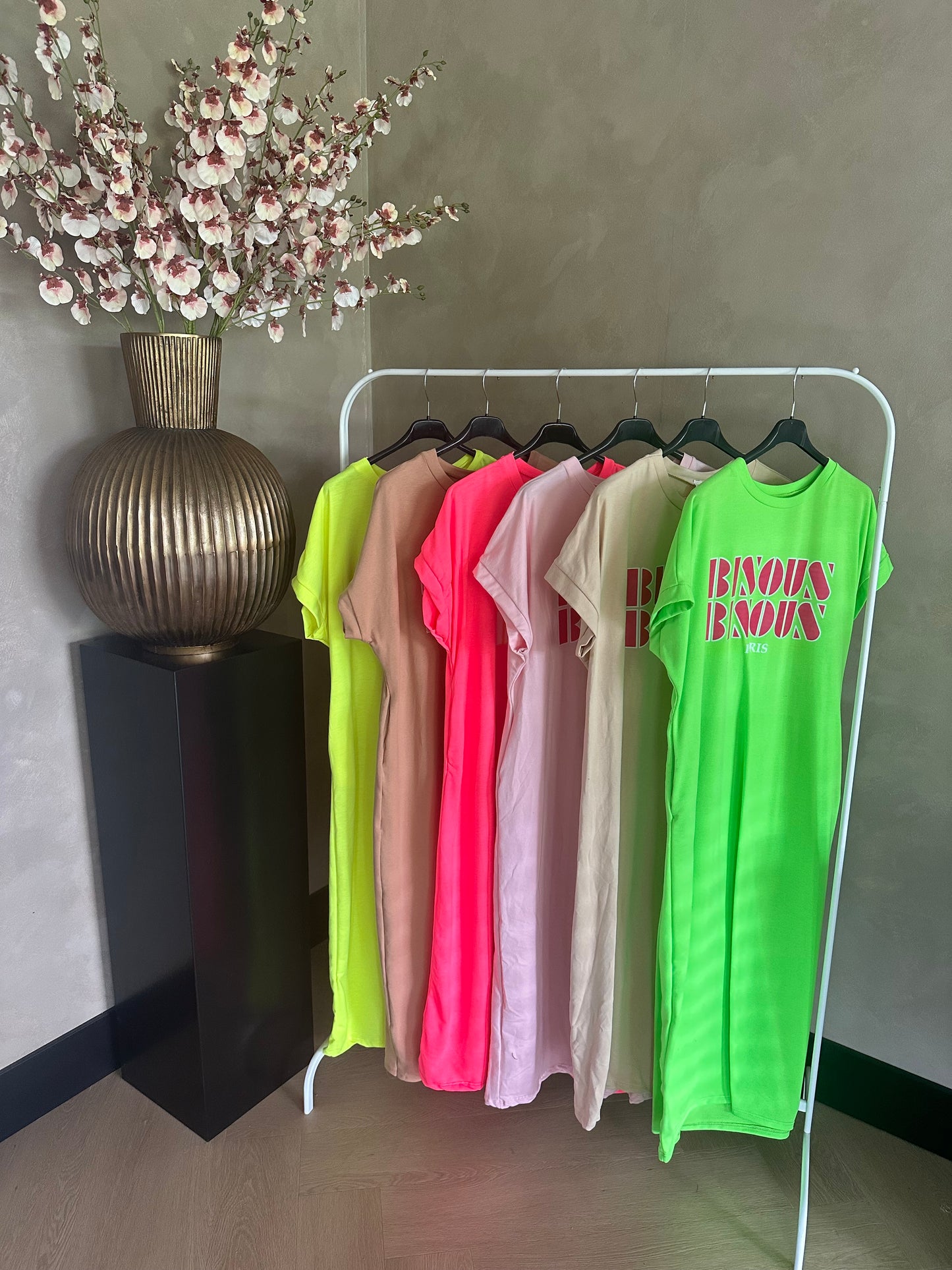 Bisous Bisous Comfy Dress Green