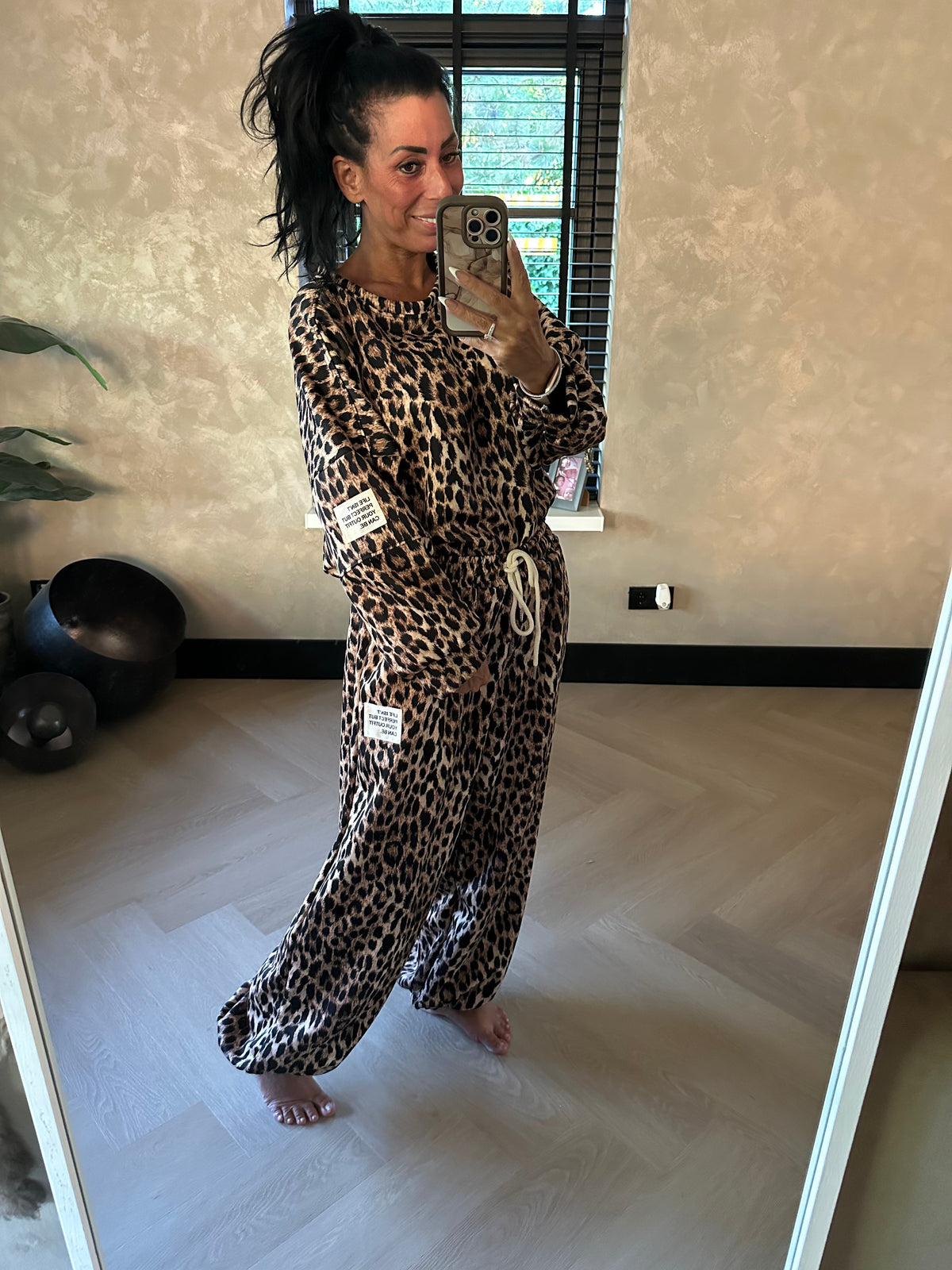 Balloon Label Set Leopard