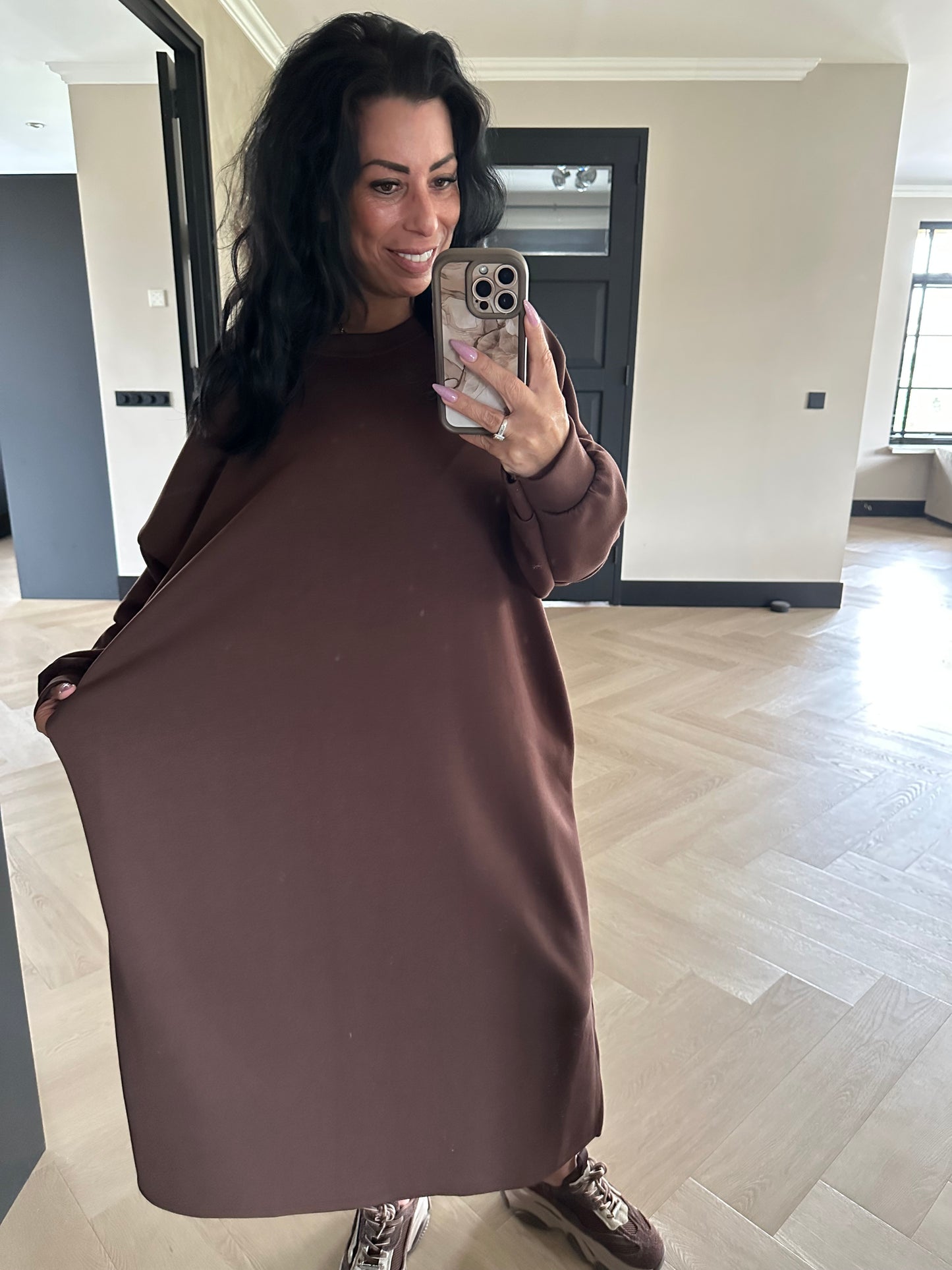 BiBa Bequemes Kleid Schoko