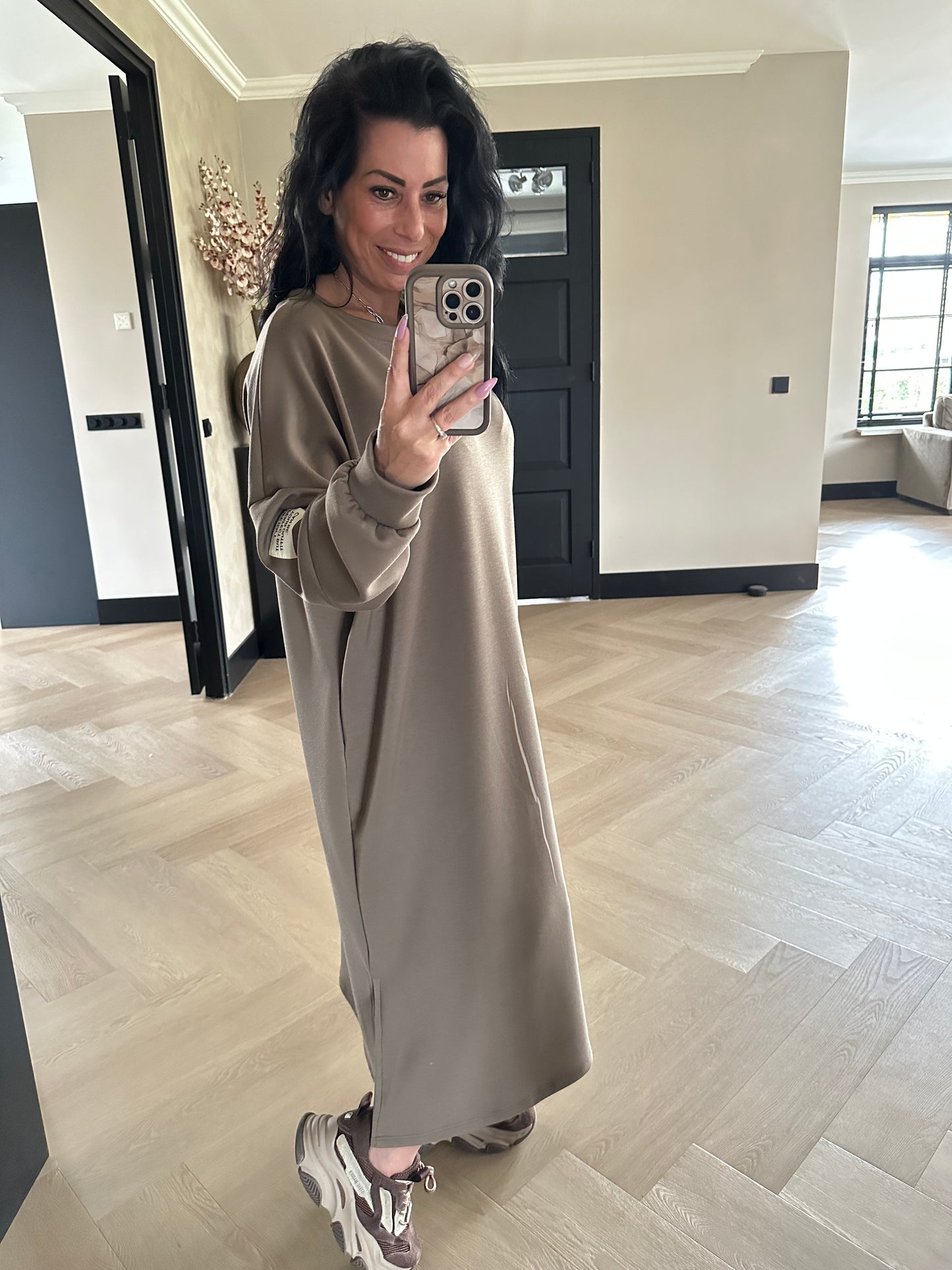 BiBa Comfy Kleid Taupe