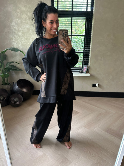Bonjour Plussize Comfy Set Black