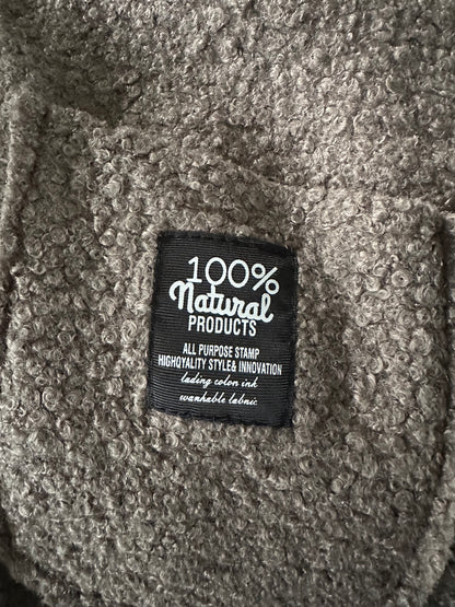 Oversized Bouclé Vest Taupe