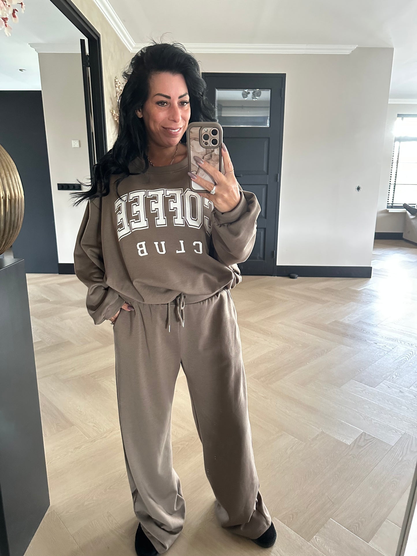 Coffee Club Set Taupe PLUS