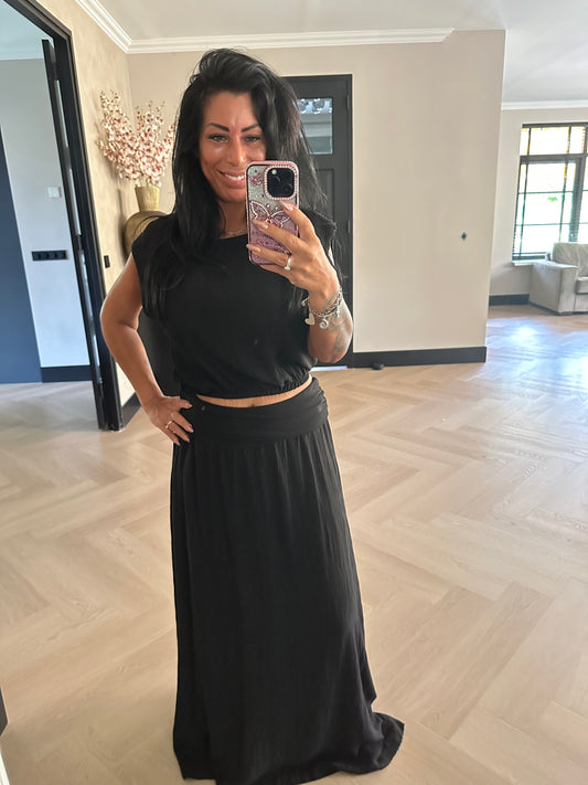 Elise Shimmer Set Black