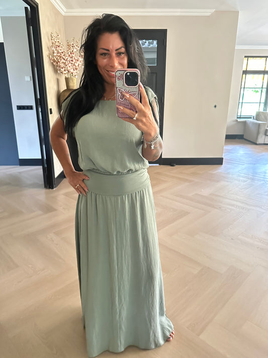 Elise Shimmer Set Green