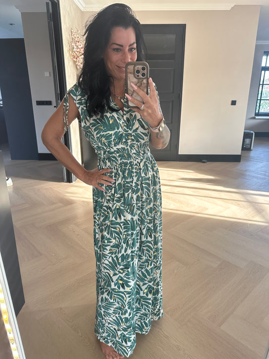 MAGIC Dress Forrest Gold Turquoise