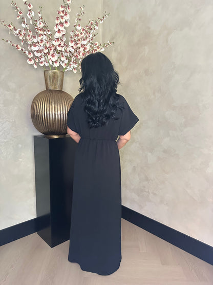 Jazz Wrap Dress Black