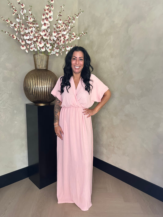 Jazz Wrap Dress Rose Shadow