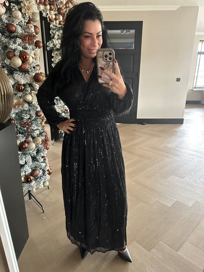 Jolie Dress Long Sleeve Black