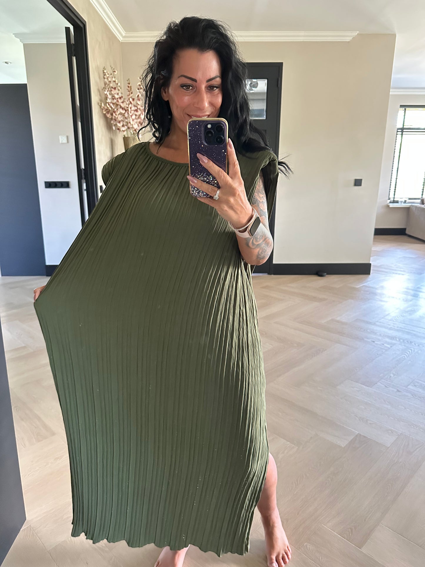 Josie Dress Army Green