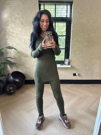 Kaylla Comfy Set Army Green