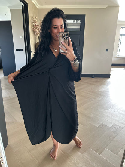 Knotted Dress Black