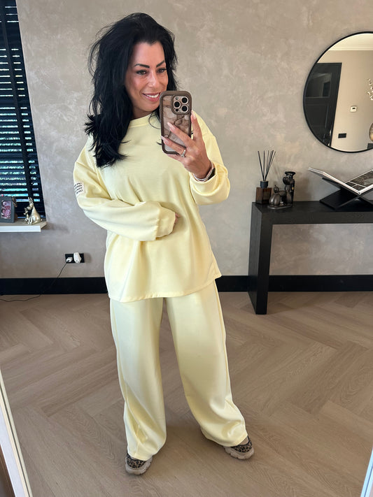 Label Set Butter Yellow