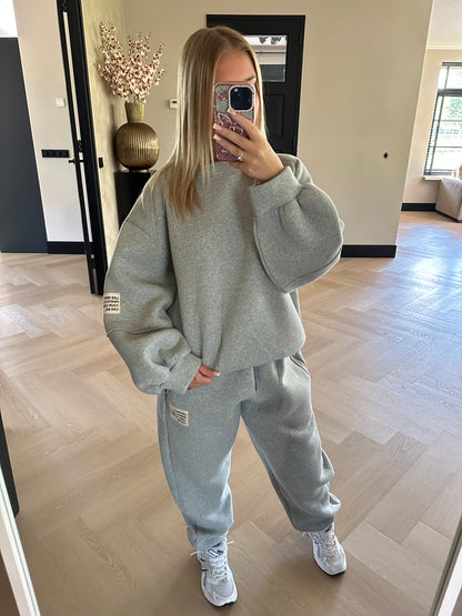 Label Set Winter Grey
