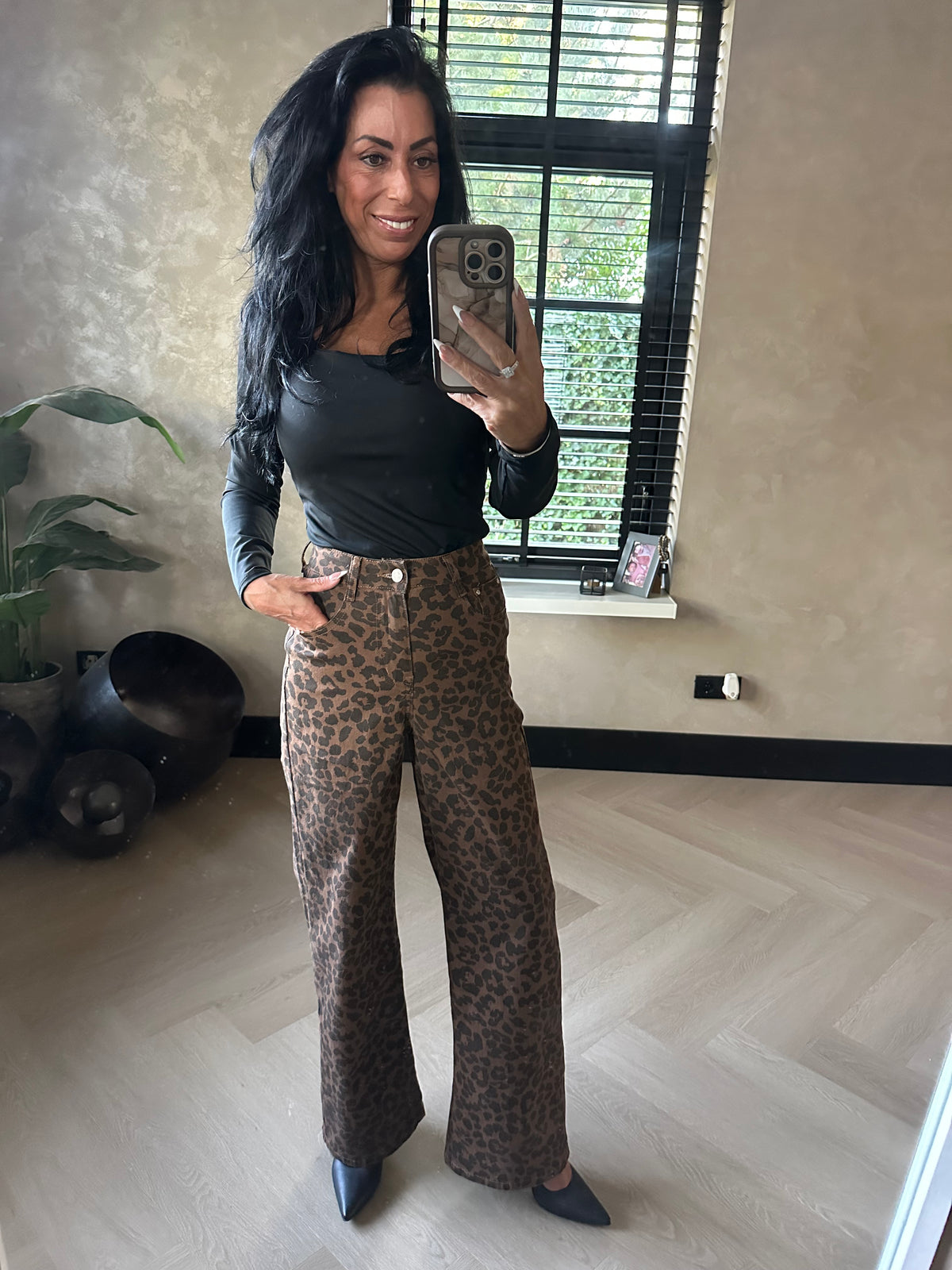 Reisehose Braun