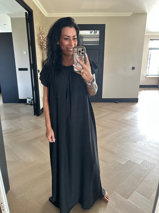 Langes Jazzkleid Schwarz