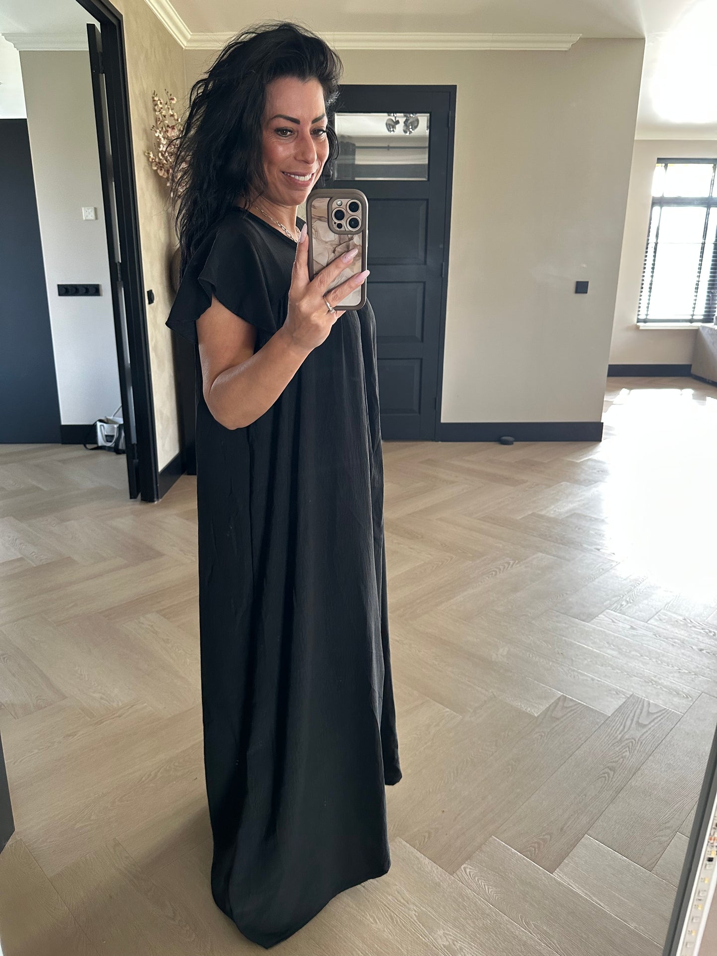 Long Jazz Dress Black