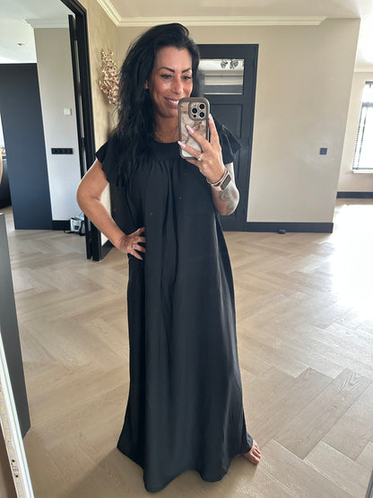 Long Jazz Dress Black