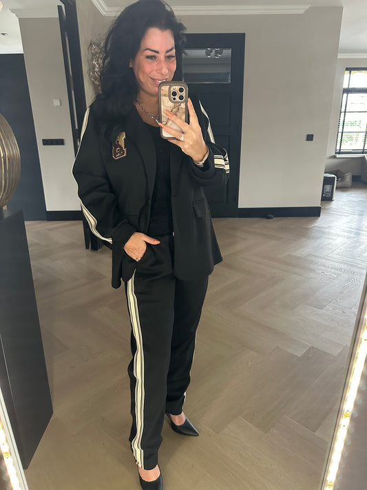 LuLu Blazer Set Black