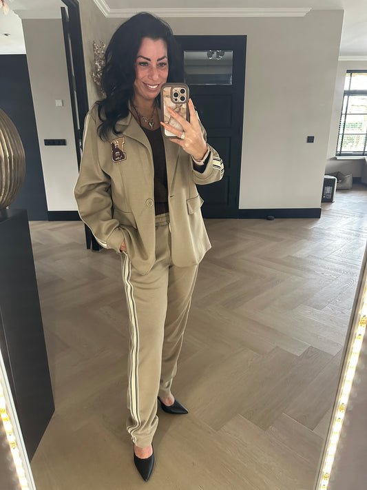 LuLu Blazer Set Taupe