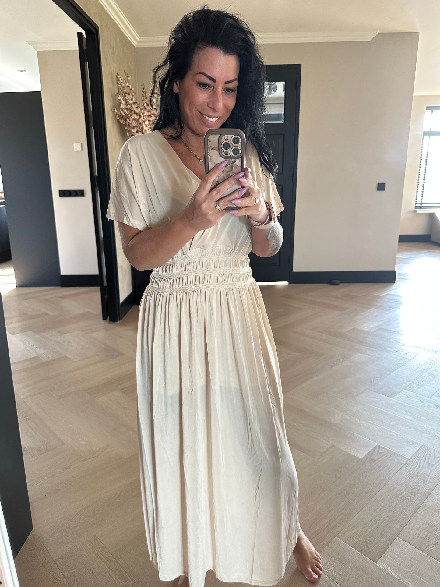 MAGIC Dress Beige