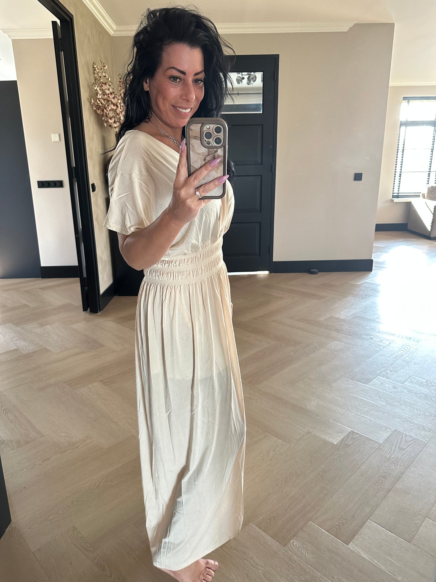 MAGIC Dress Beige