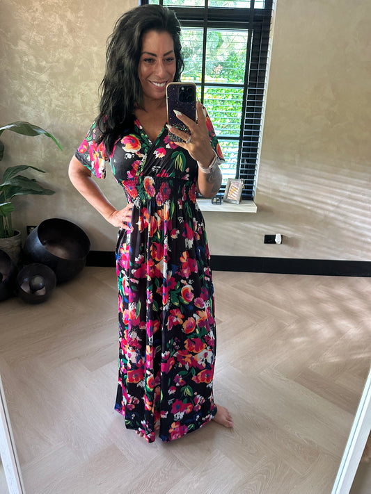MAGIC Dress Floral Black