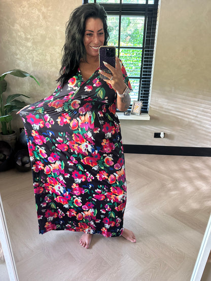 MAGIC Dress Floral Black