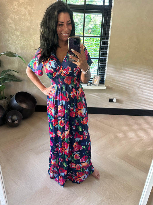 MAGIC Dress Floral Blue