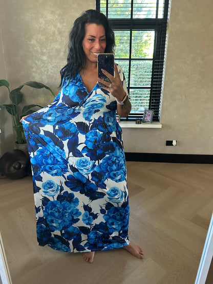 MAGIC Dress Flowers Blue