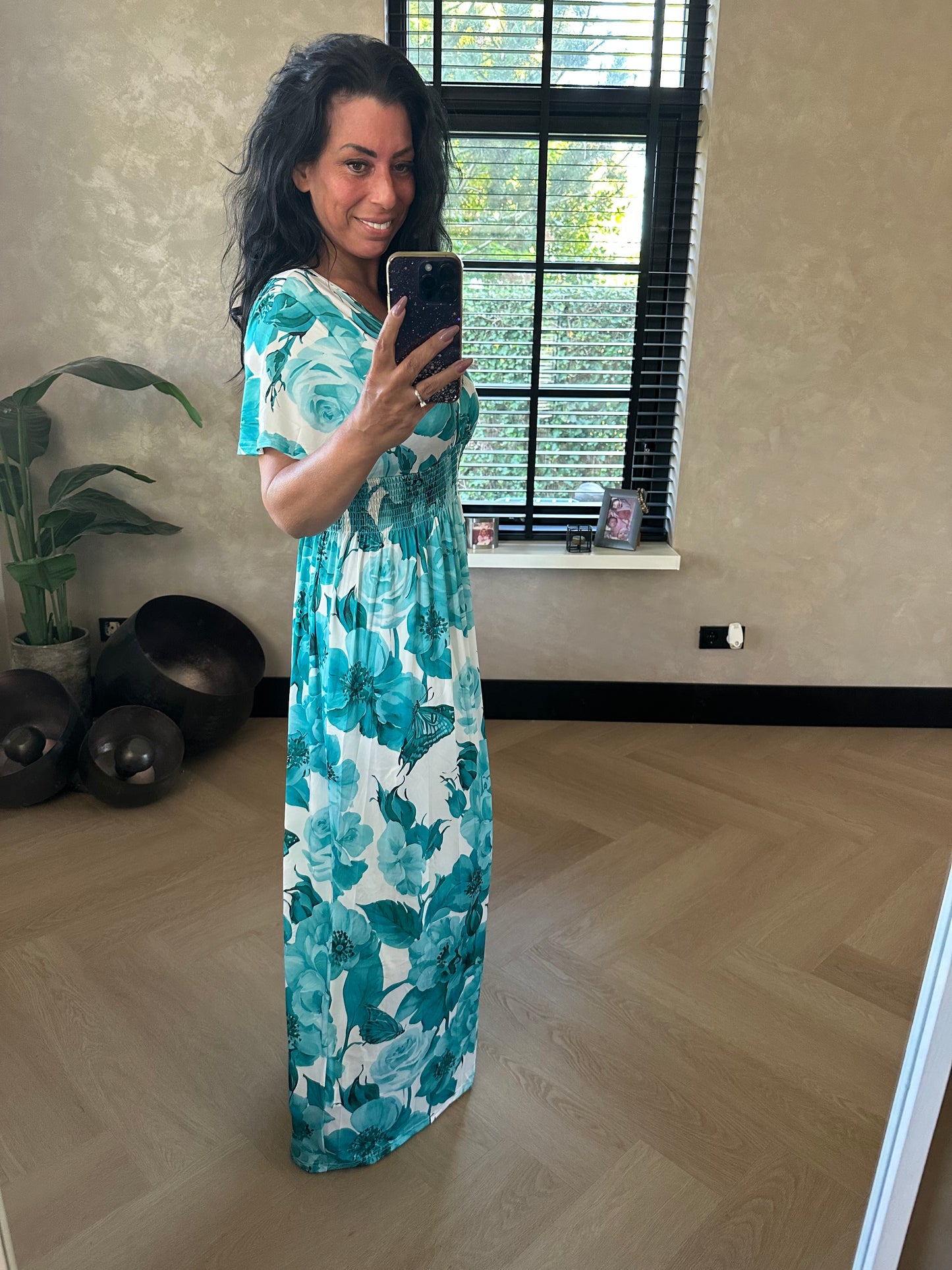MAGIC Dress Flowers Grün