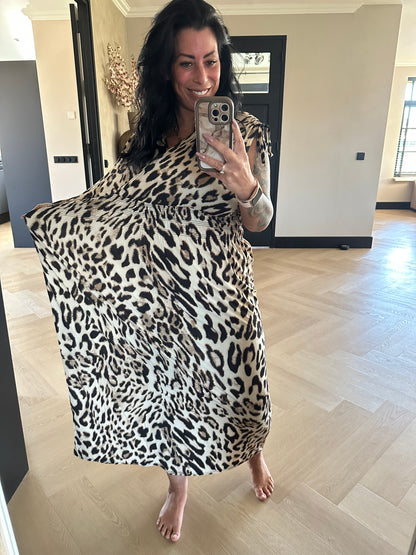 MAGIC Dress Long Leopard 2.0 Taupe