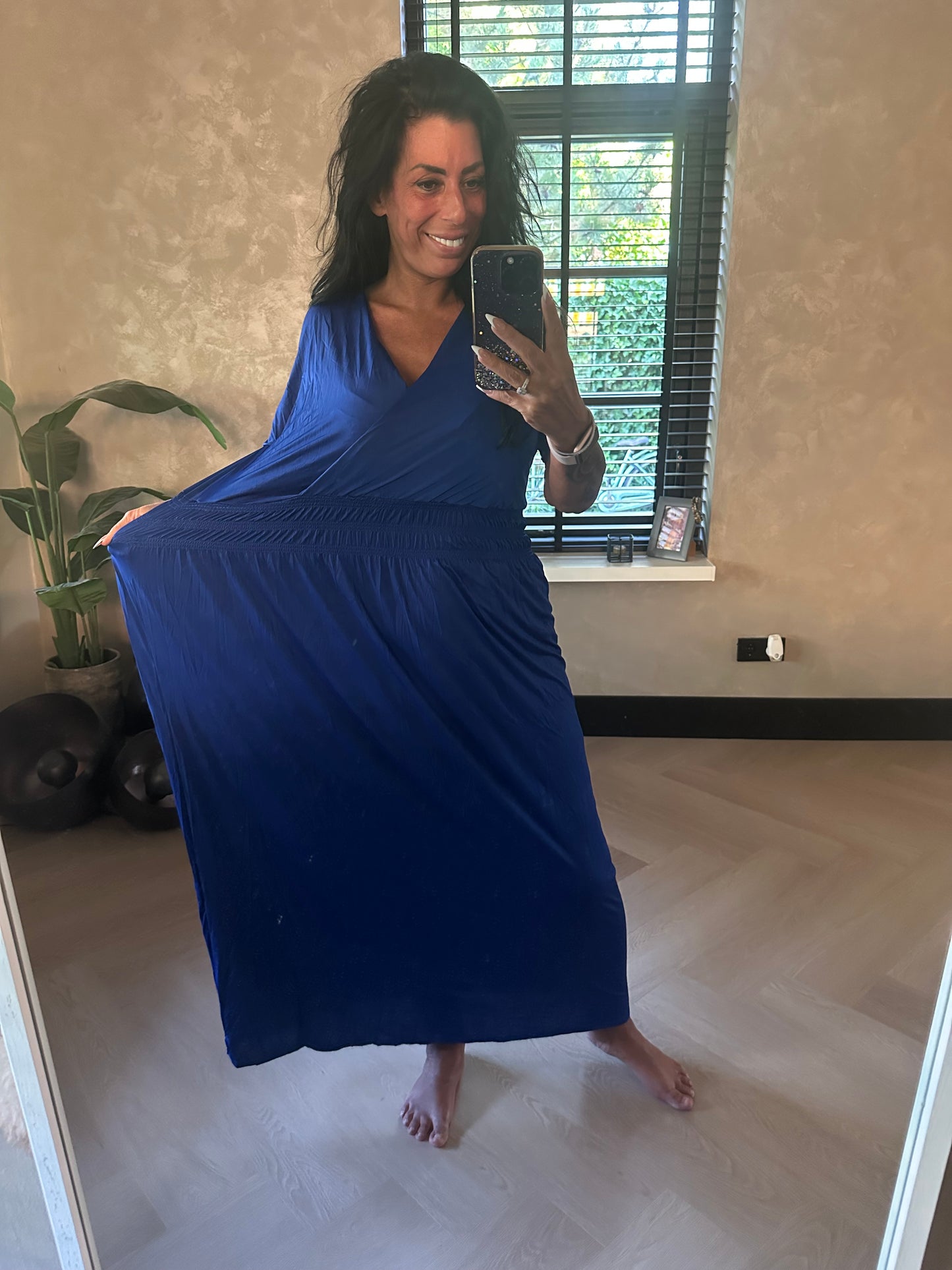 MAGIC Dress Long Royal Blue