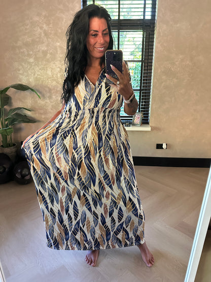 MAGIC Dress Mystic Weaves Gold Blue