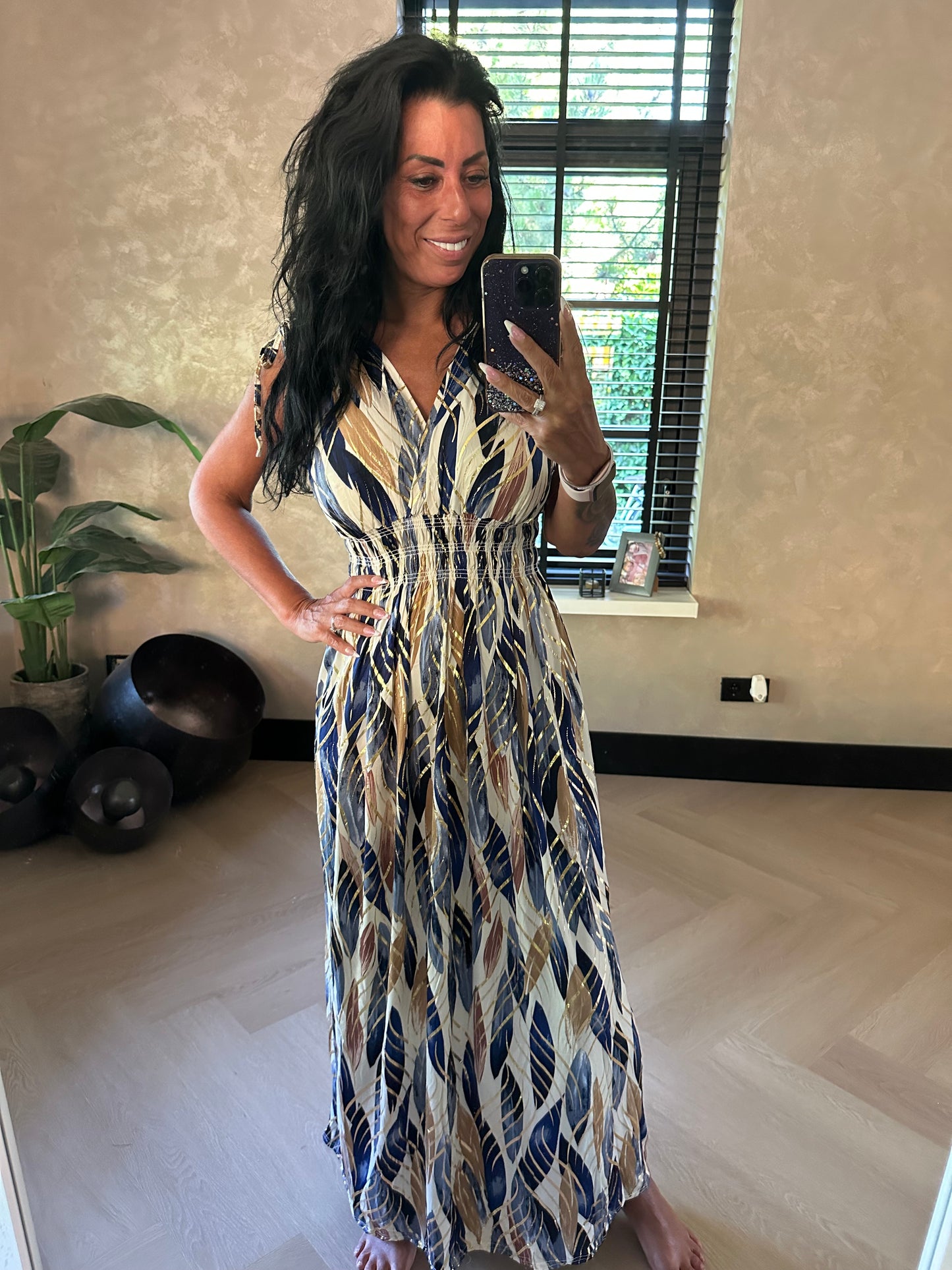 MAGIC Dress Mystic Weaves Gold Blue