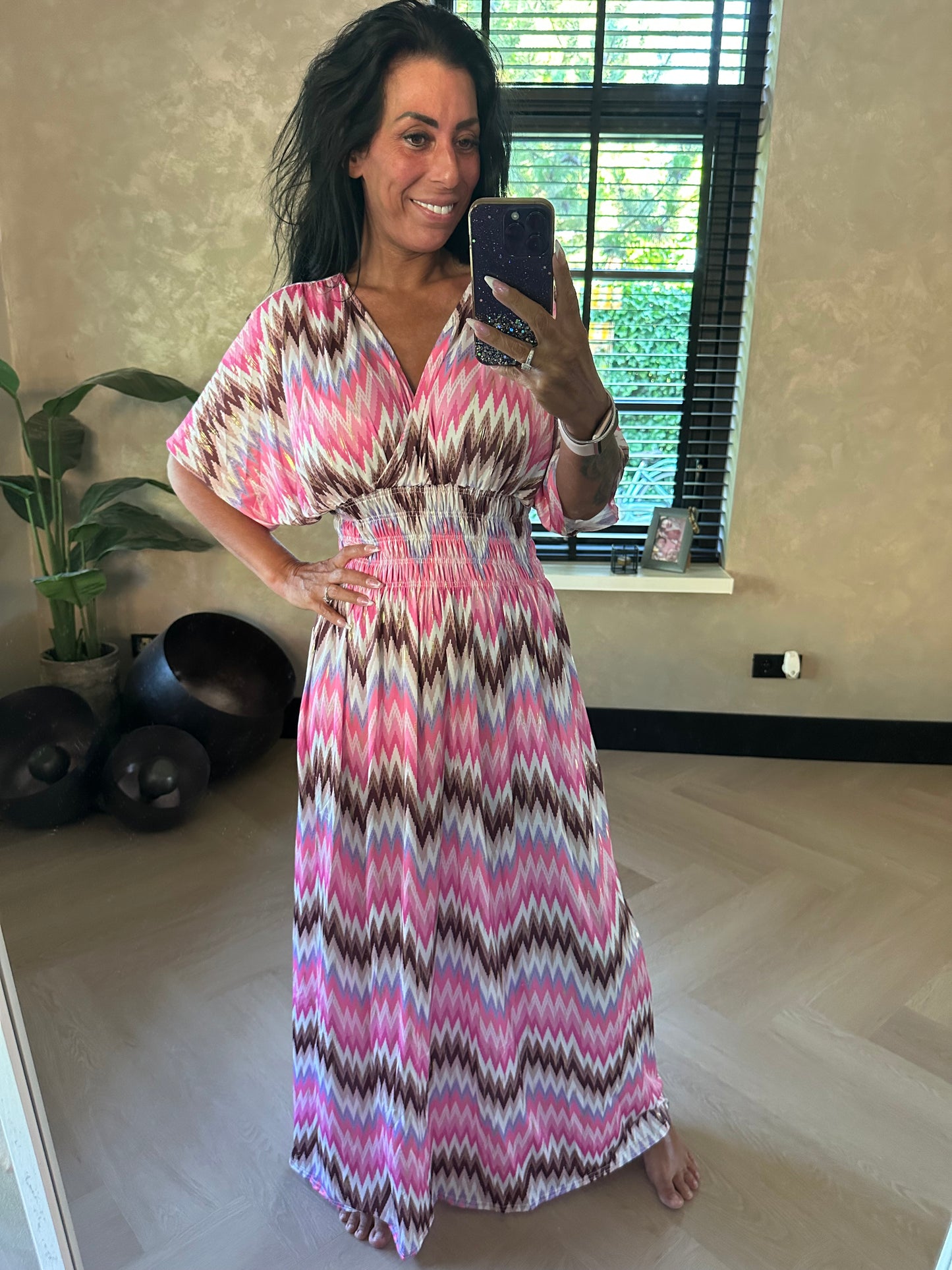 MAGIC Dress Pink Gold