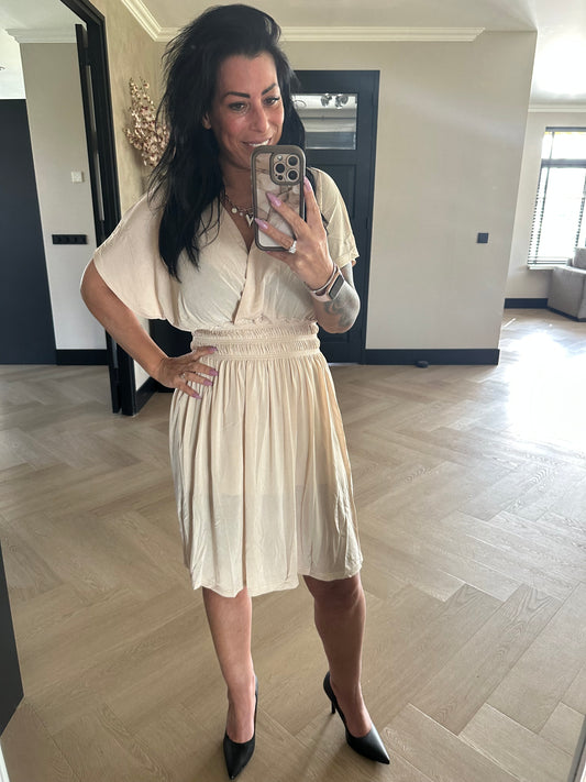 MAGIC Dress Short Beige